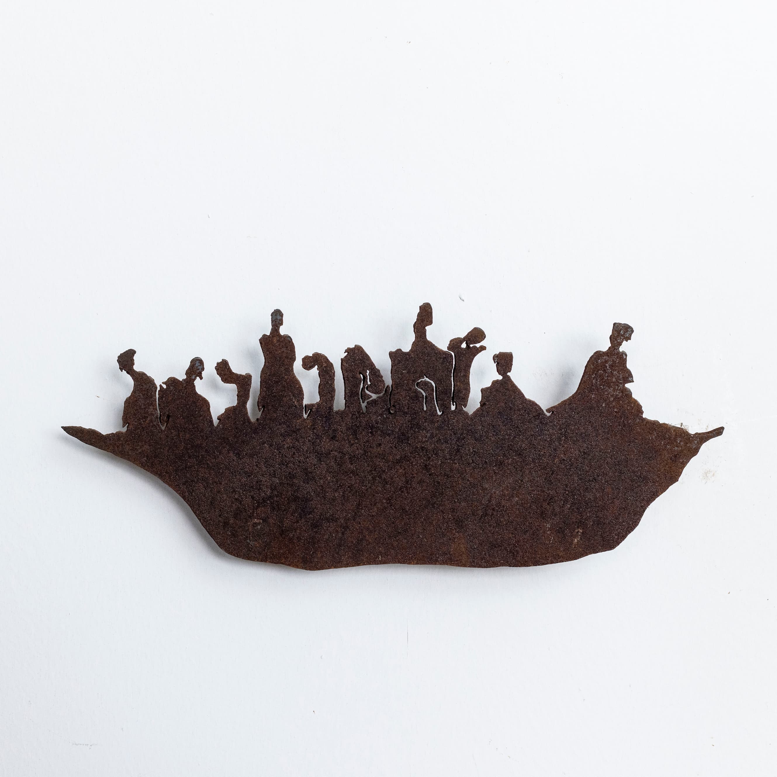 Ships - Noah's Ark | Iron Wall Sculpture, Rust Finish