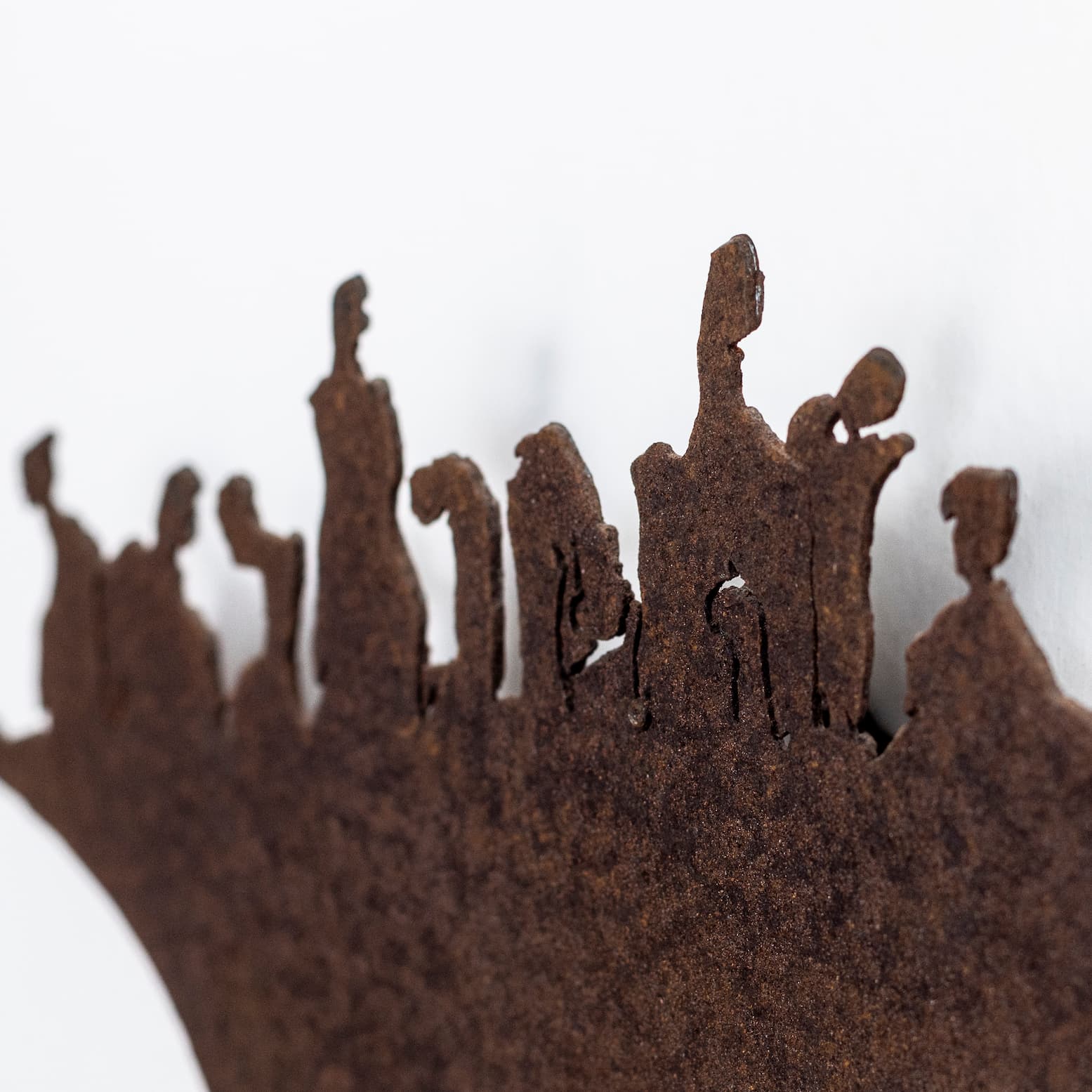 Ships - Noah's Ark | Iron Wall Sculpture, Rust Finish