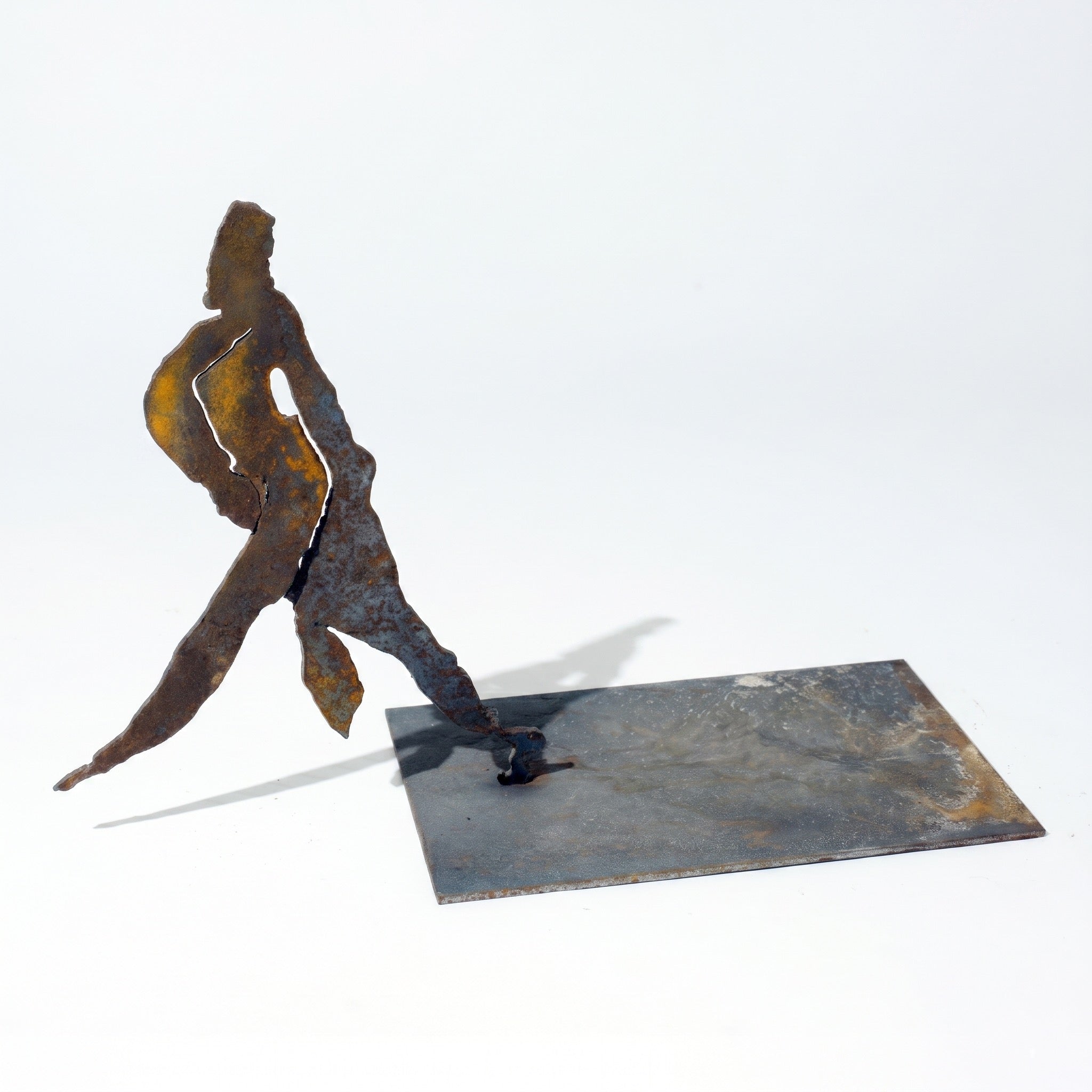 A path the eagle has not known | Sculpture - rusted iron